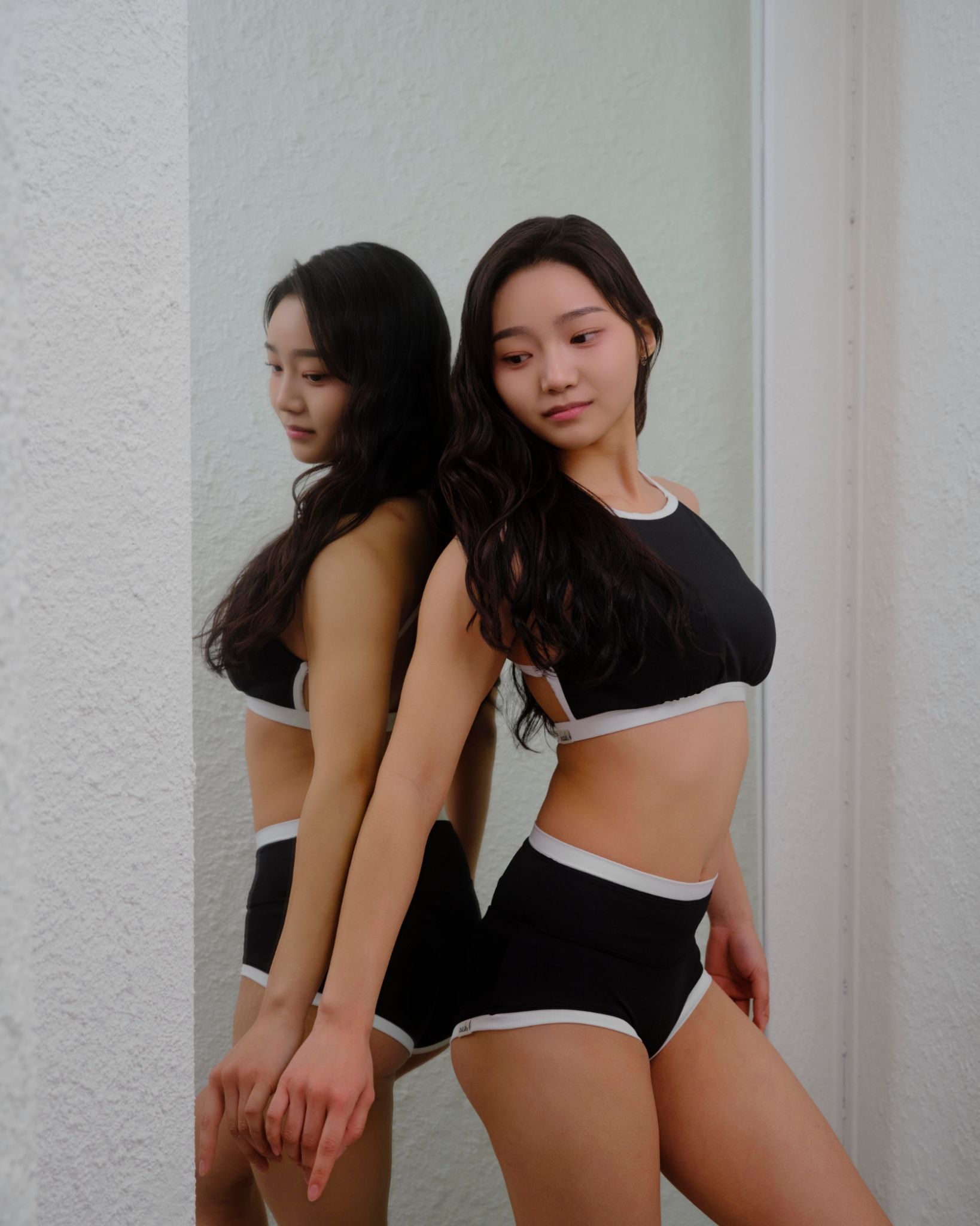 Best black training polewear outfit – Haru Daily Set by Nabi