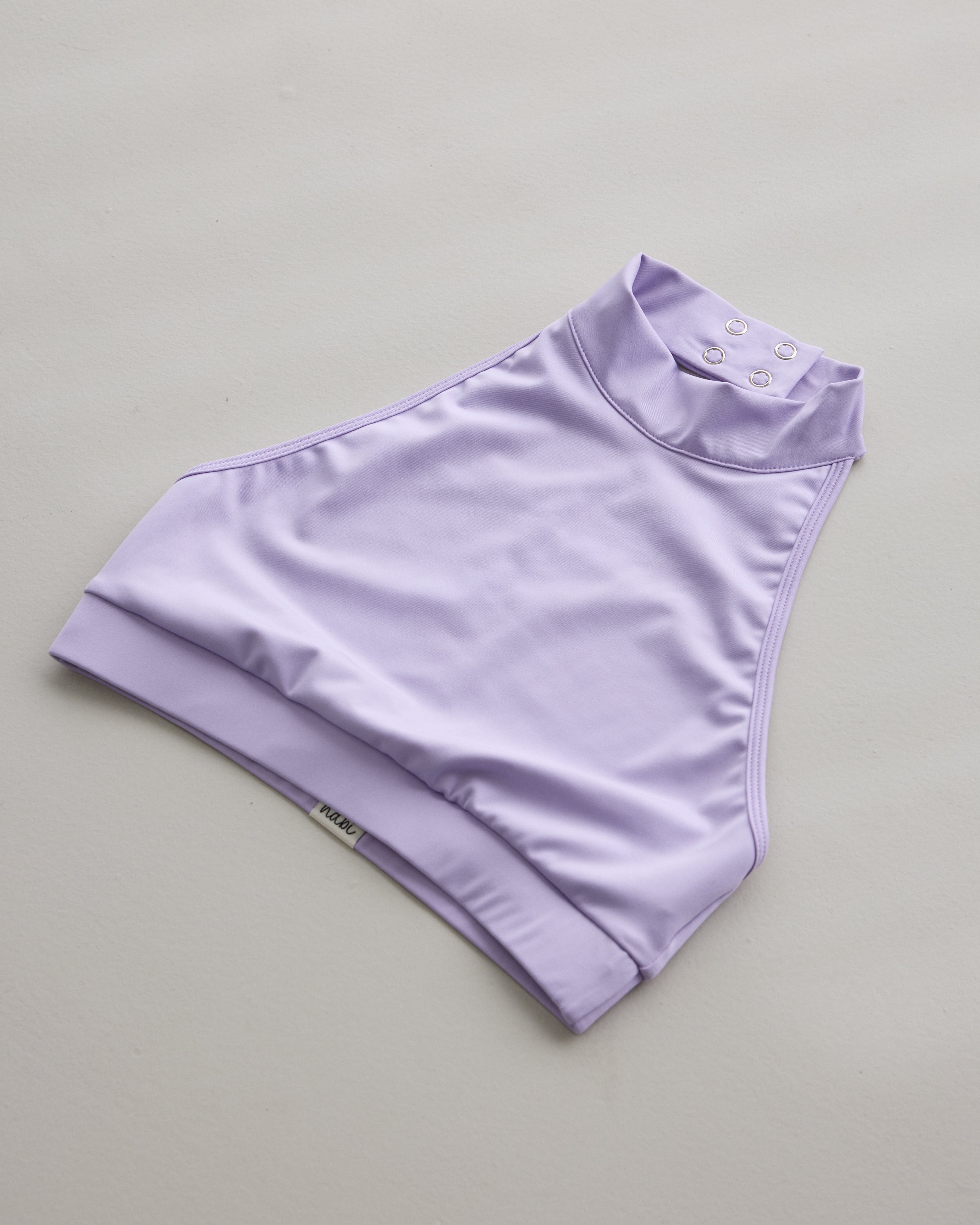 lavender halter top pole wear for pole dance outfit by nabi