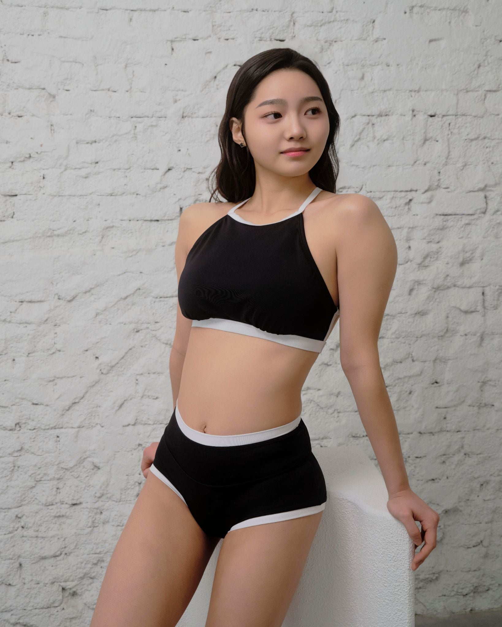 Black Haru Daily Set – sustainable polewear for daily sport training