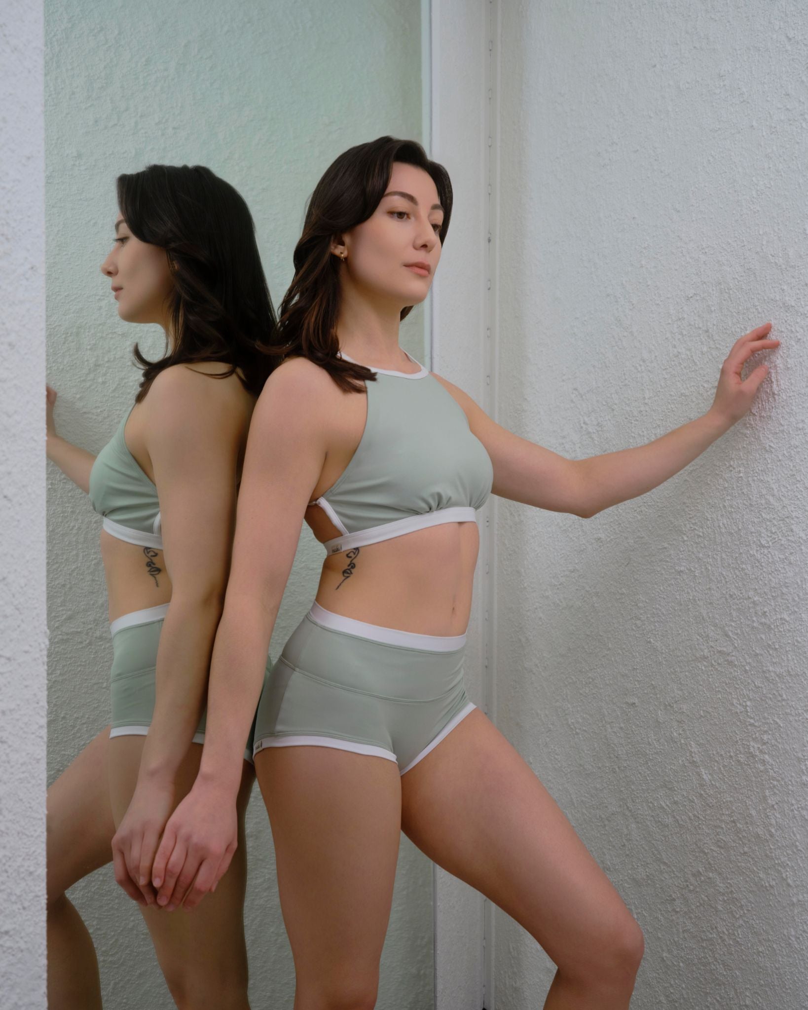 Mint Haru Daily Set – sustainable polewear daily sport training outfit