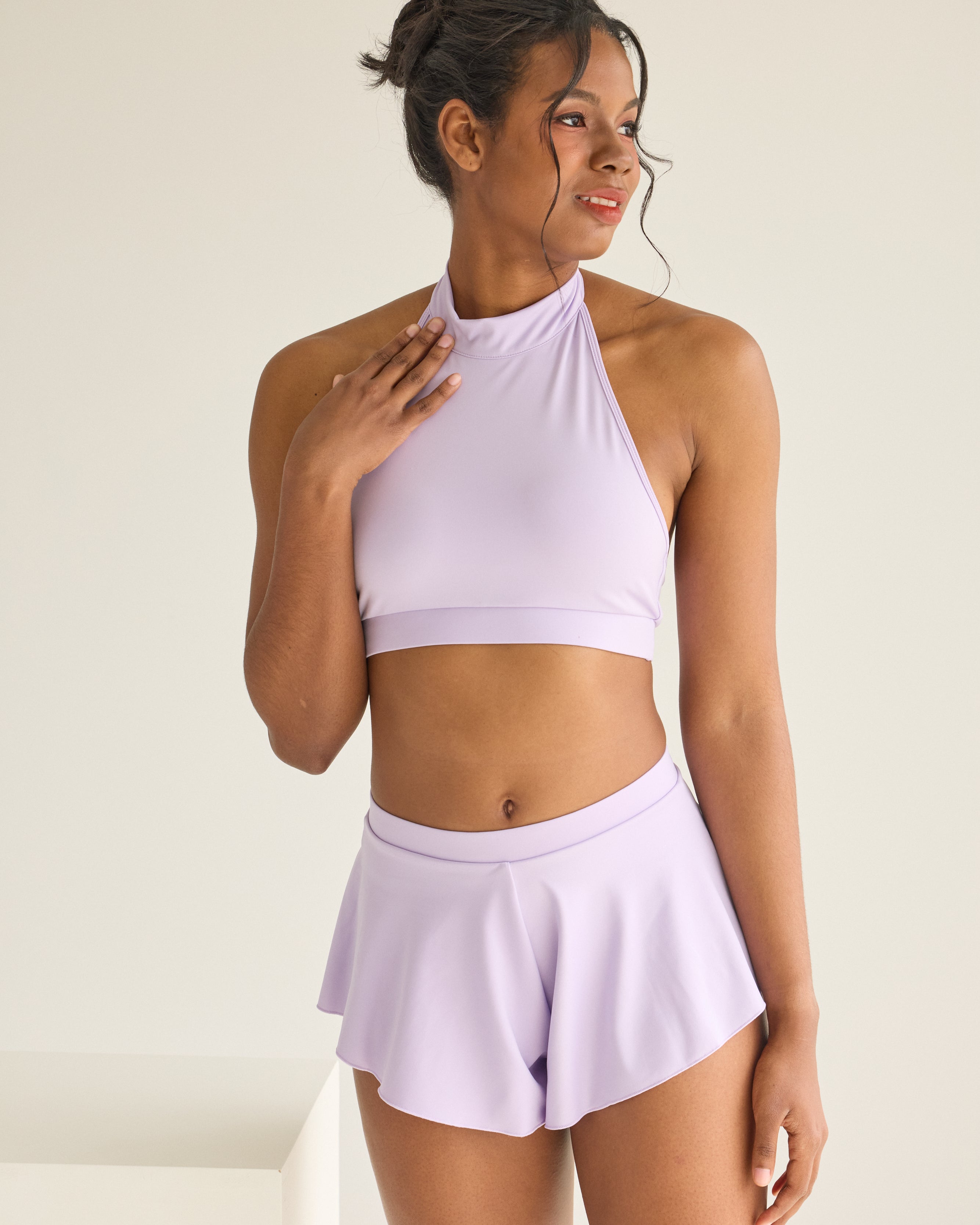 Lavender Wings Skort Set – polerina style sustainable dancewear