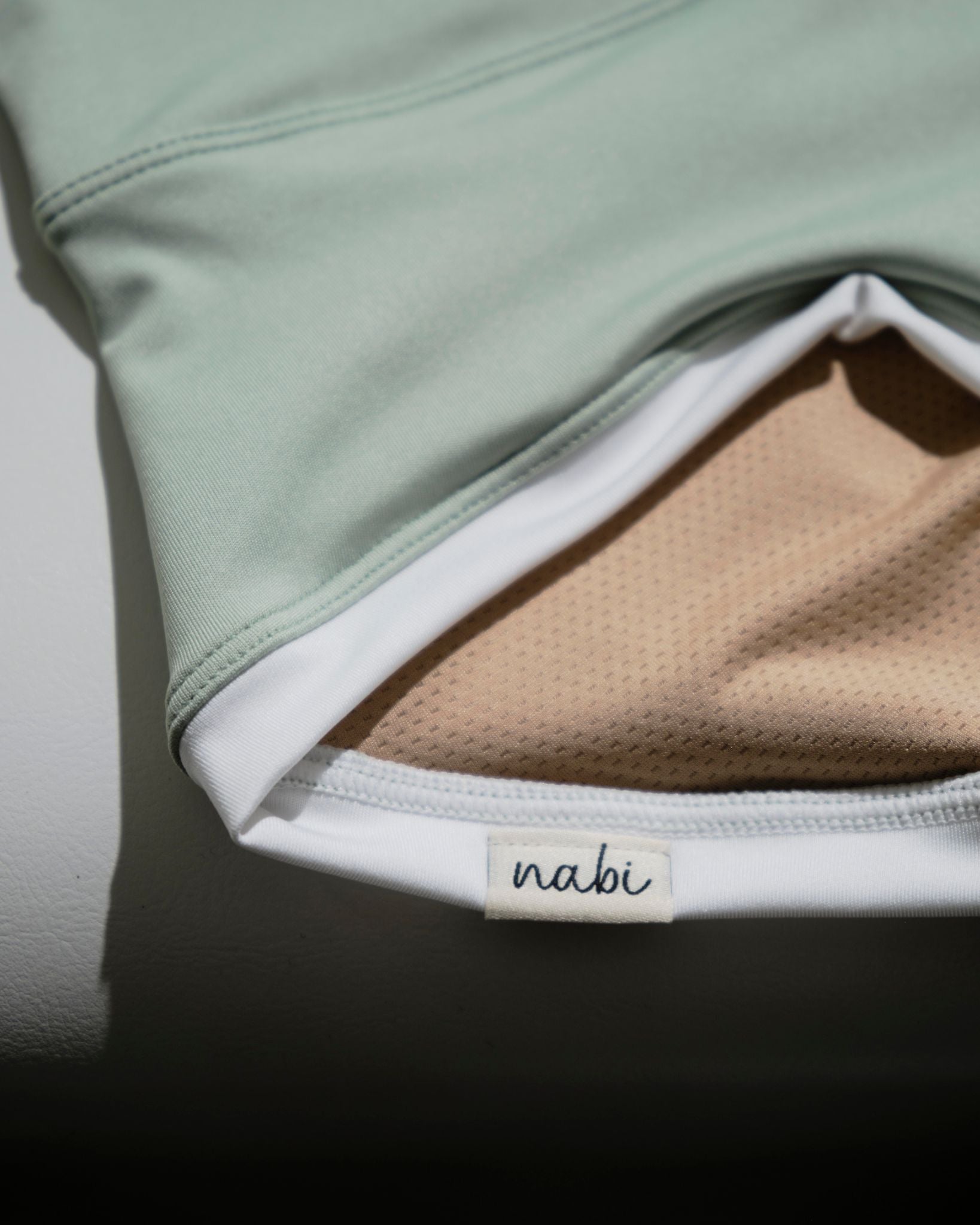 Premium mint green training outfit – Haru Daily Set, sustainable and full coverage