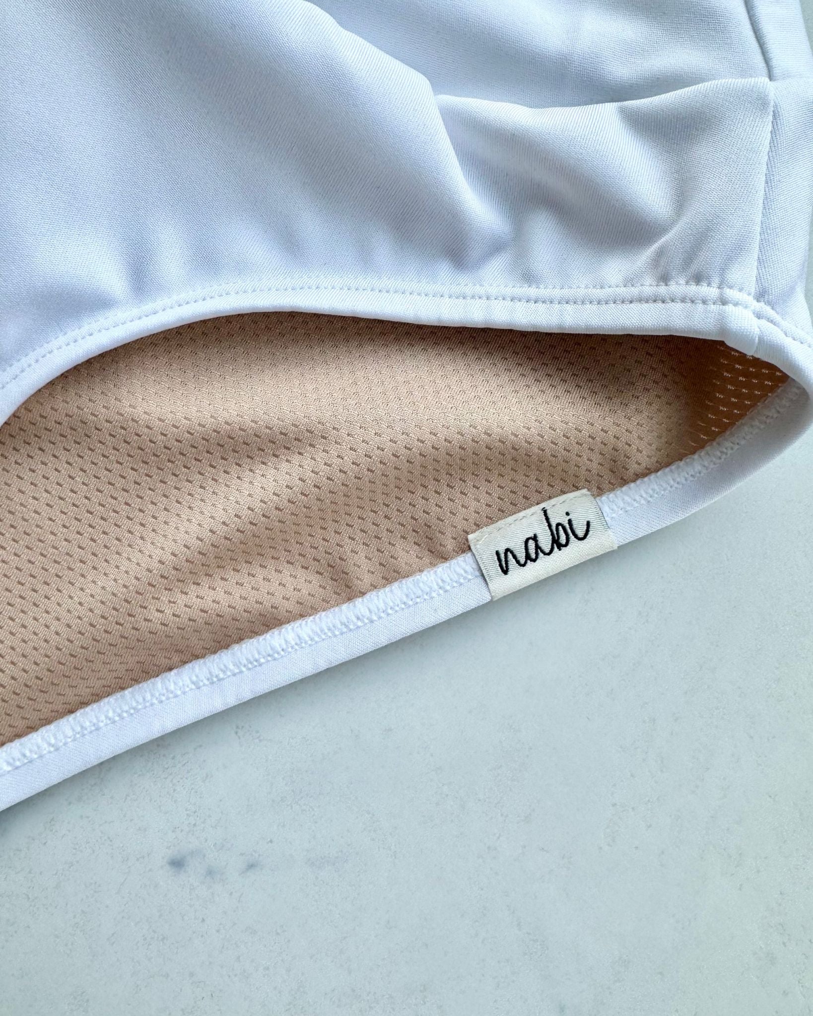 Metamorphosis Signature Bottom White with inclusive sizing and full coverage fit