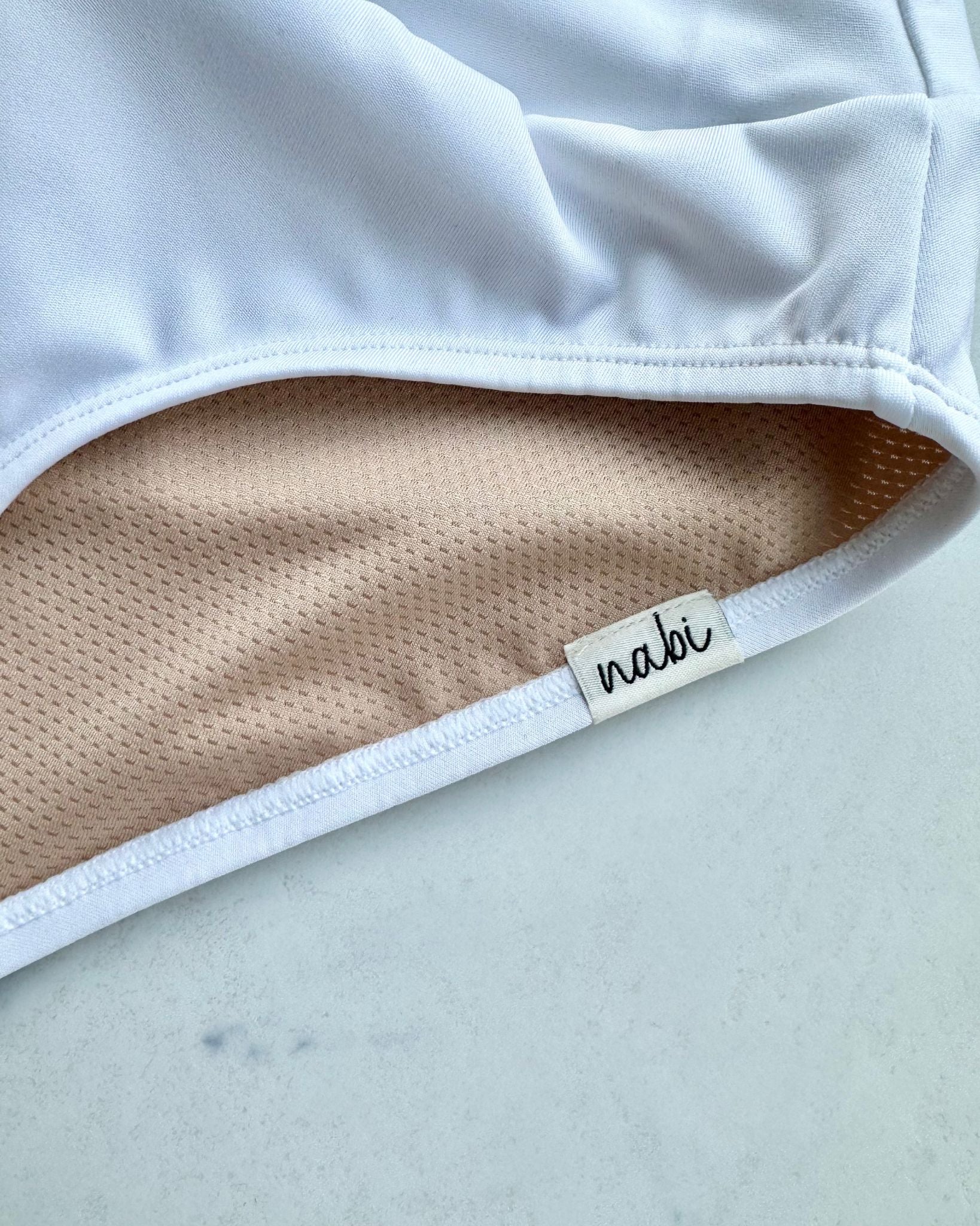 Metamorphosis Signature Bottom White with inclusive sizing and full coverage fit