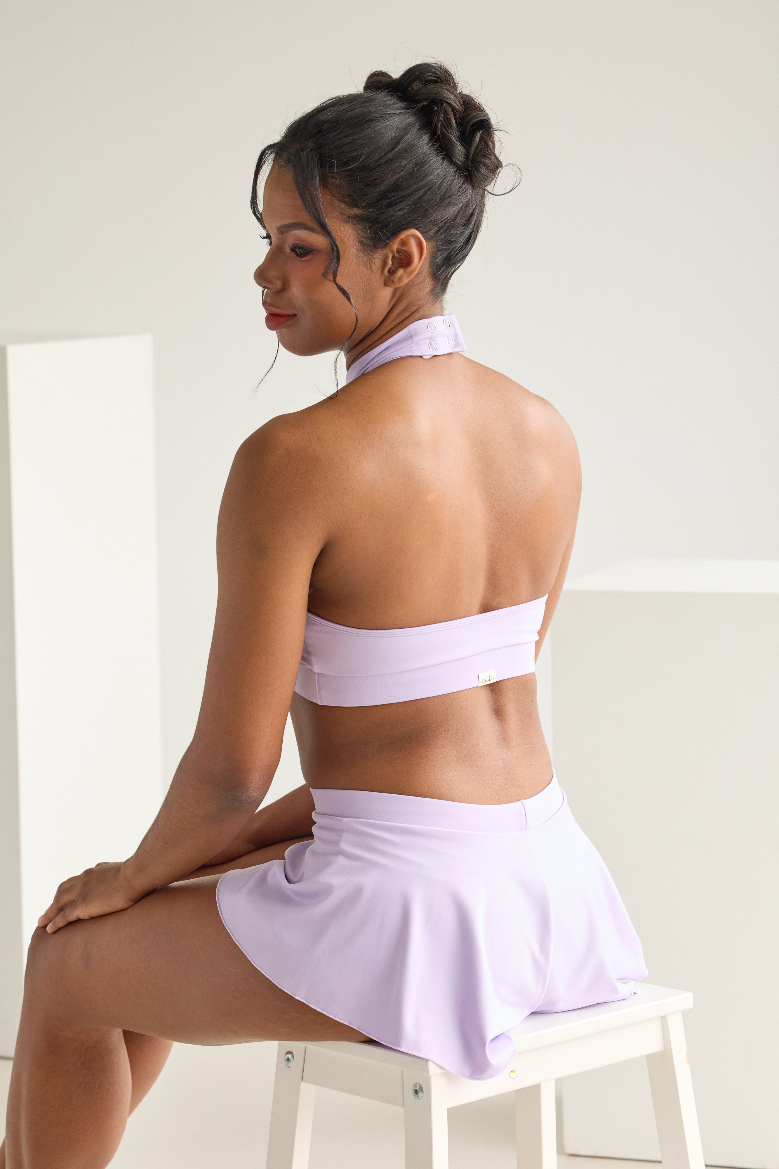 Lavender Wings Skirt Skort Set – sustainable dancewear for pole training