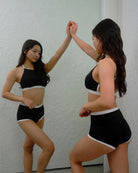 Black daily sport sustainable polewear outfit – Haru Set by Nabi 