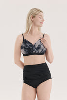 Black Cloud Set – sustainable polewear with triangle crop top & bum-covering shorts